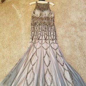 Sequin Formal Full Length Evening Dress (Sz 10)